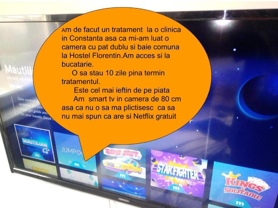 Hostel Florentin Camere Bai Comune Acces Bucatarie Cheap Rooms Smart Tv Netflix Constanta Kitchen And Laundry Machine Acces Fast Wifi Bagian luar foto